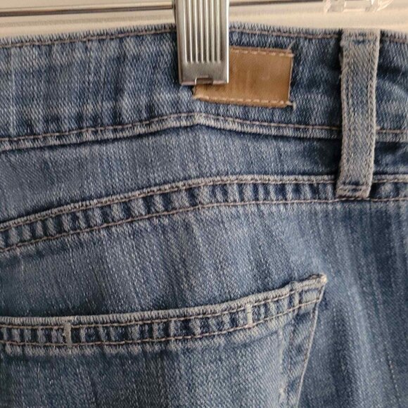 Paige Jeans Womens 28 Verdugo Ultra Skinny Distressed Ripped Medium Wash - Picture 9 of 12